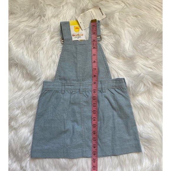 Piyo Piyo Duck Baby Toddler Blue Overall Dress, Size 2T - Picture 10 of 10